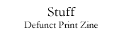 Stuff zine